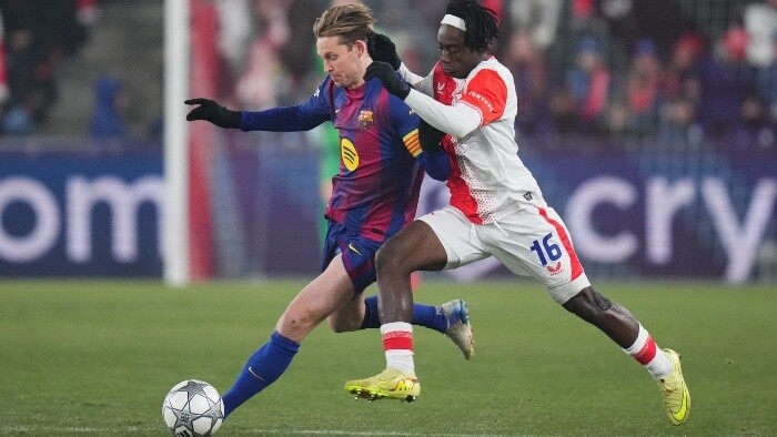 FUTBAL: FC Barcelona vs. Slávia Praha