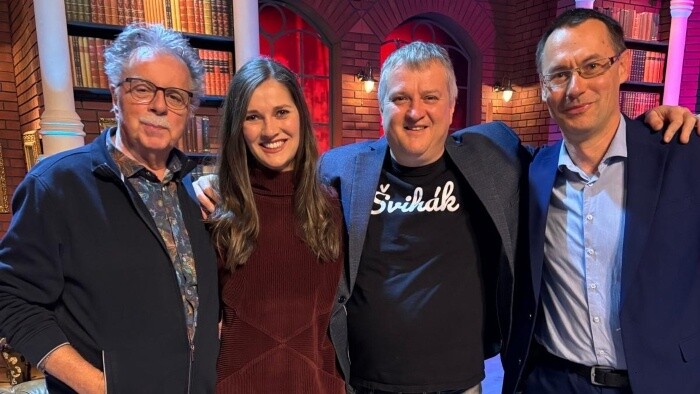 ON AIR: Tomáš Jeřábek, Marek Trávníček a Pavol Hammel v Neskoro večer