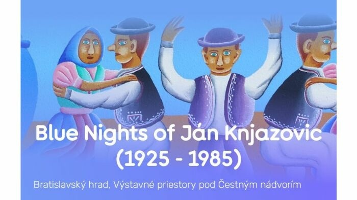 Výstava Modré noci na Bratislavskom hrade