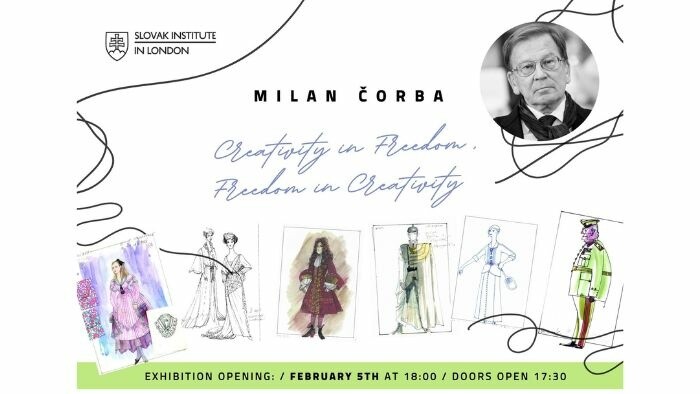 Výstava venovaná tvorbe Milana Čorbu v Londýne