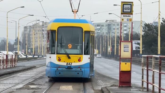 Košice mit modernisierter Tram-Linie