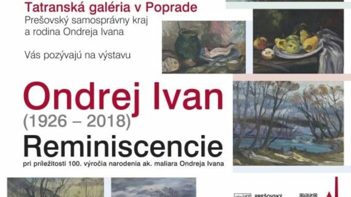 Výstava venovaná Ondrejovi Ivanovi v Tatranskej galérii v Poprade