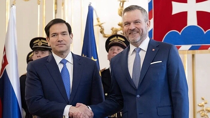 Präsident Pellegrini trifft US-Außenminister Rubio