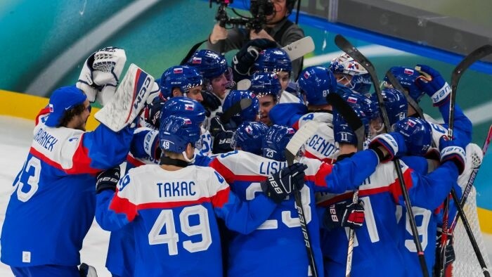 Eslovaquia luchará por medallas en el torneo olímpico de hockey sobre hielo