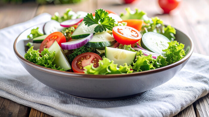 Nie je šalát len masa čohosi zeleného?