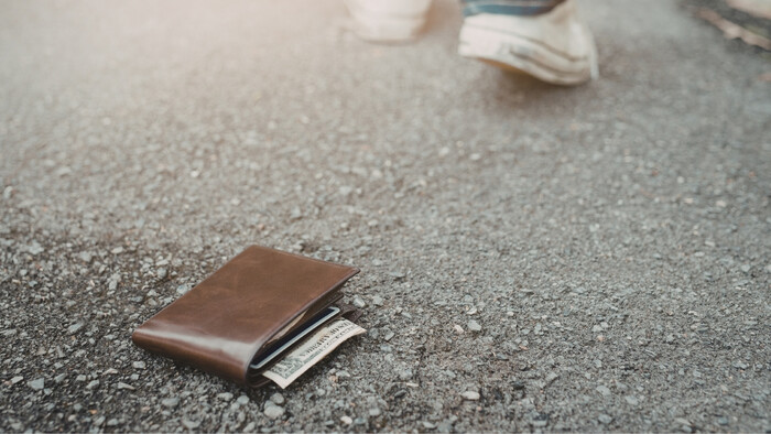 Nájdená alebo stratená peňaženka