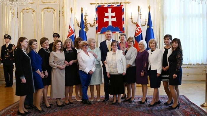 Президент Пеллегрини принял представителей Союза словацких женщин