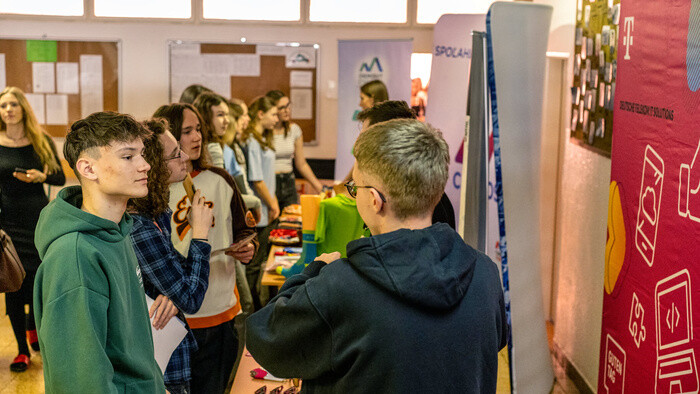 Studien- und Berufsmesse des bilingualen Gymnasiums in Poprad