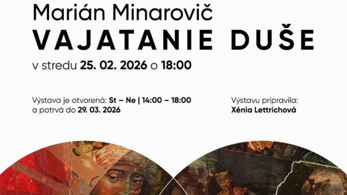 Výstava diel Mariána Minaroviča v Galérii Pálffy 