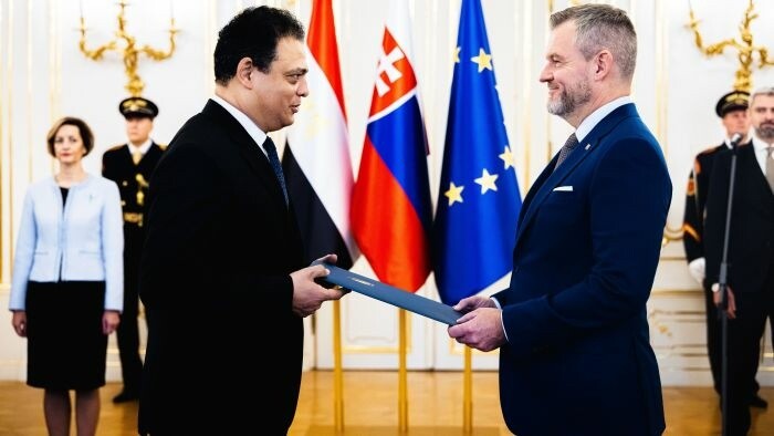 Richard Raši s’est entretenu avec l’ambassadeur d’Égypte