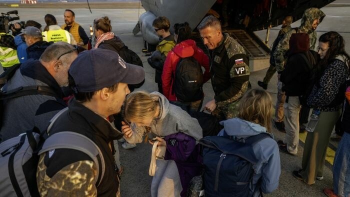 Llegan a Bratislava otros dos vuelos de evacuación procedentes de Oriente Próximo 