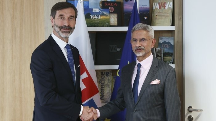 Außenminister Blanár verhandelte mit indischem Amtskollegen