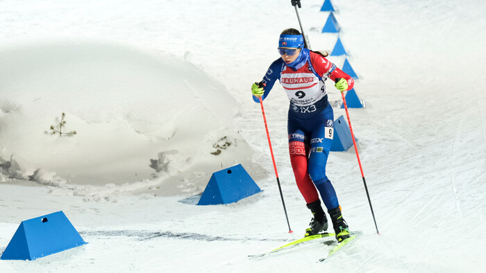 BIATLON: V šprinte na SP bodovala Kapustová