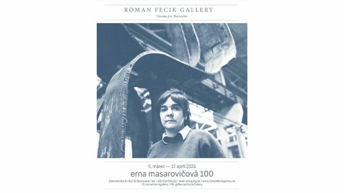 Výstava Erna Masarovičová 100 v Roman Fečík Gallery v Bratislave