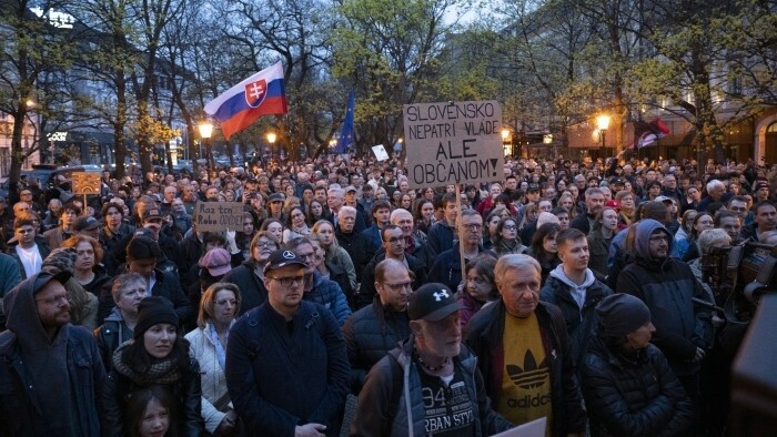 In Bratislava, Banská Bystrica, Žilina und Košice fanden Studentenproteste statt 