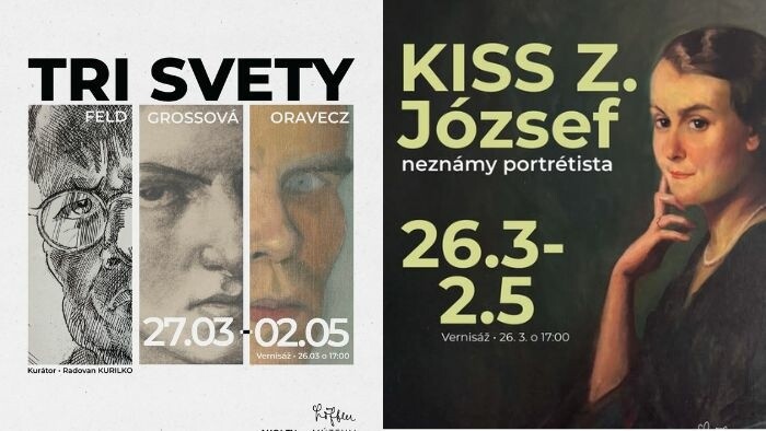 Výstavy Tri svety a Neznámy portétista v Múzeu Vojtecha Löfflera v Košiciach