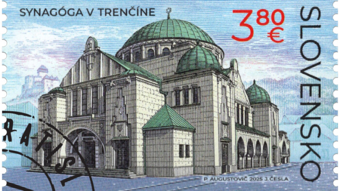 Slovak Post Issuing Stamp Honoring Trenčín Synagogue