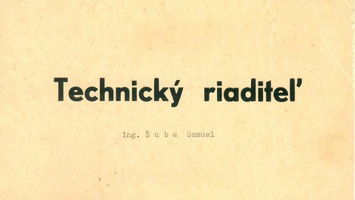 Kto bol Samuel Šuba?