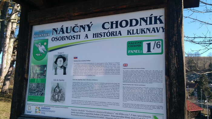 Náučný chodník pri Kluknave