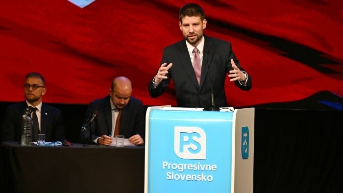 Šimečka fija economía, corrupción y coste de vida como ejes electorales de Eslovaquia Progresista