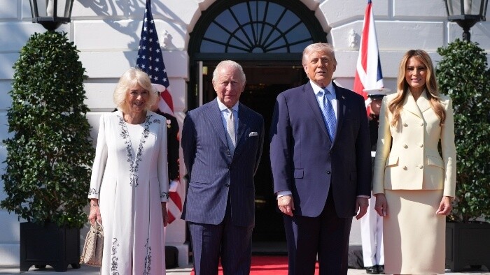 Karol III. na návšteve USA