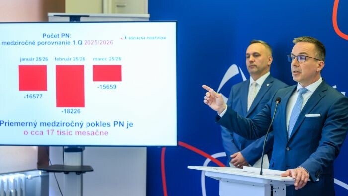 Sociálna poisťovňa hlási menej práceneschopností 
