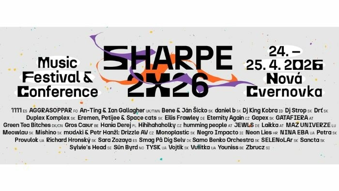 8. ročník multižánrového festivalu SHARPE 2026