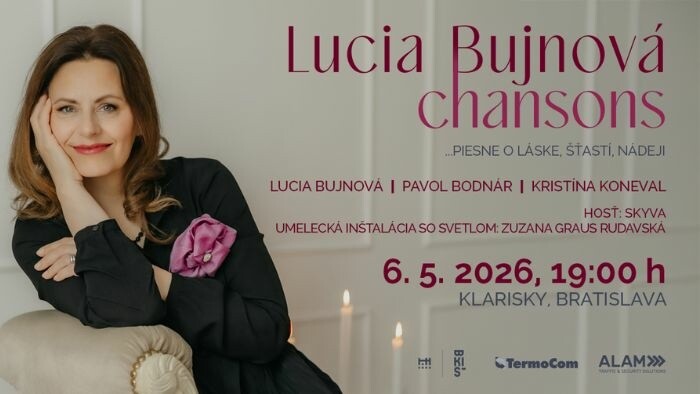 Koncert šansoniérky Lucie Bujnovej  