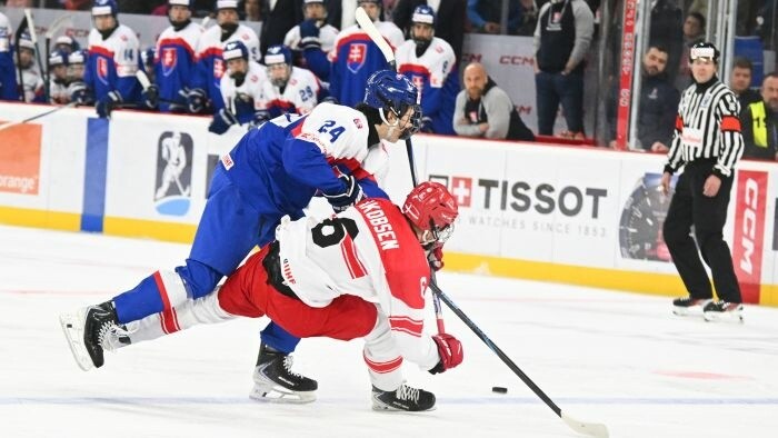 Les jeunes joueurs de hockey slovaques en demi-finale des championnats du monde