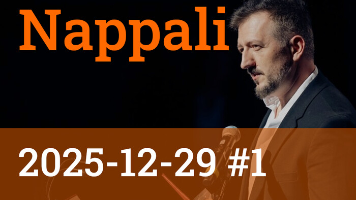 Nappali 2025-12-09 #01 | A Bányavakságot mintha a szlovákoknak írtam volna