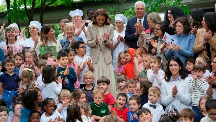 Britská princezná Kate na návšteve Talianska
