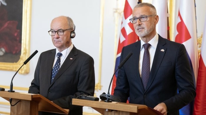 Sejmmarschall Czarzasty zu Besuch in Bratislava