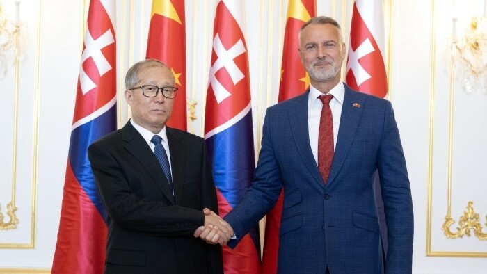 Vice-Chair of Chinese Parliament Visits Slovakia to Discuss Slovak-Chinese Ties  