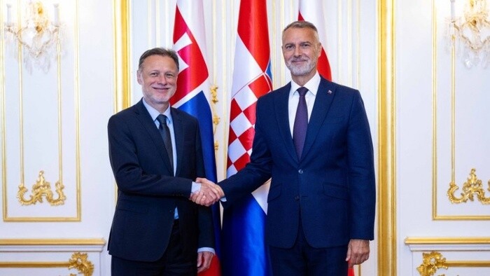 Bonnes relations entre la Slovaquie et la Croatie
