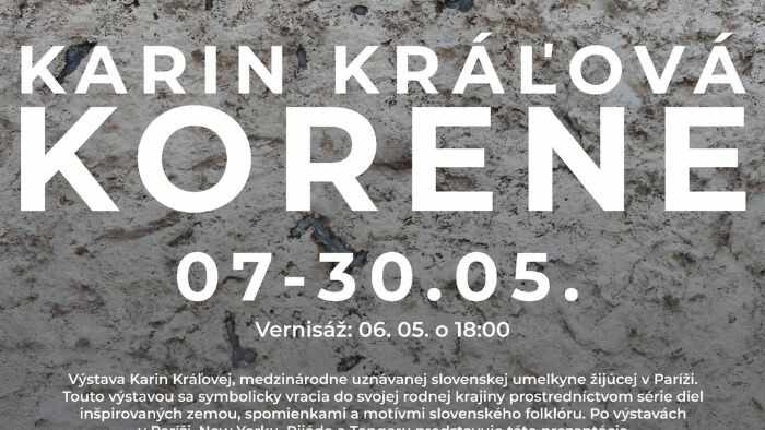 Výstava Karin Kráľovej KORENE v Múzeu Vojtecha Löfflera v Košiciach