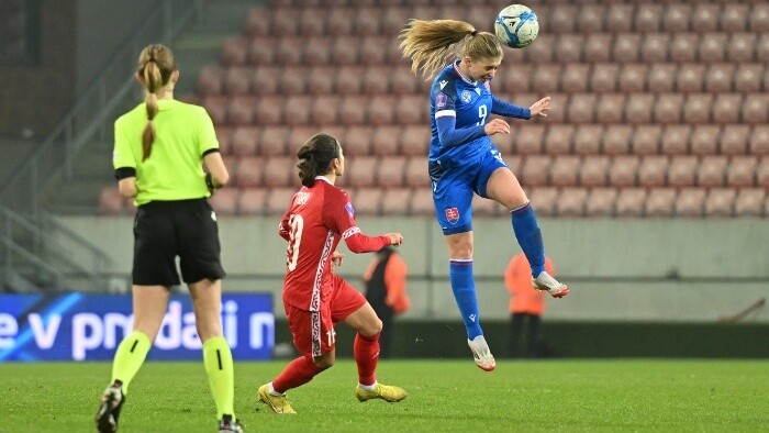 FUTBAL: Futbalistky delí od postupu na MS už len bod