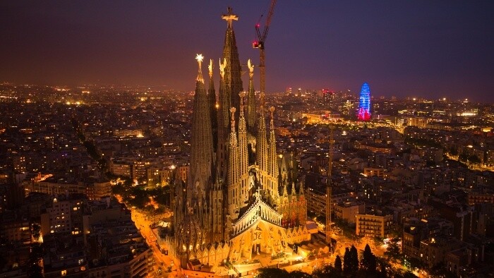 Sagrada Familia v Barcelone