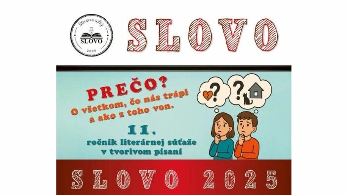 Vyhodnotenie literárnej súťaže Slovo