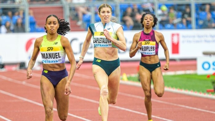 Zapletalová stellt neuen slowakischen Rekord über 400 Meter auf