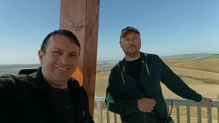 Nová rozhľadňa na vrchu Tuba nad obcou Rimavské Janovce