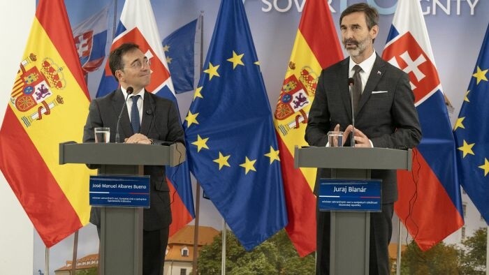 Außenminister Blanár empfängt spanischen Amtskollegen Albares