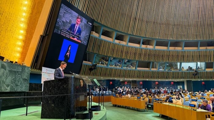 Außenminister Blanár im UN-Sitz in New York