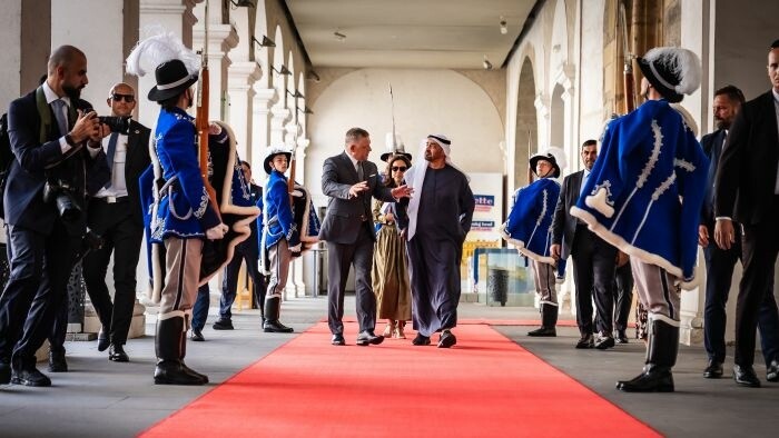 Le président des Émirats arabes unis à Bratislava