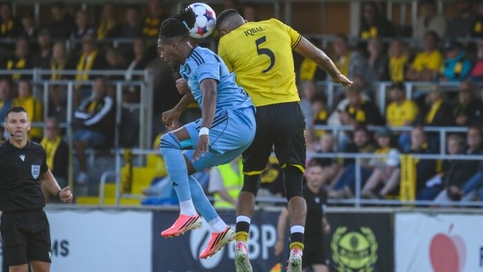 Los futbolistas del Slovan ganadores en Suecia