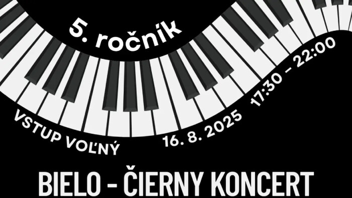 Blíži sa Bielo-čierny koncert pod nitrianskym nebom