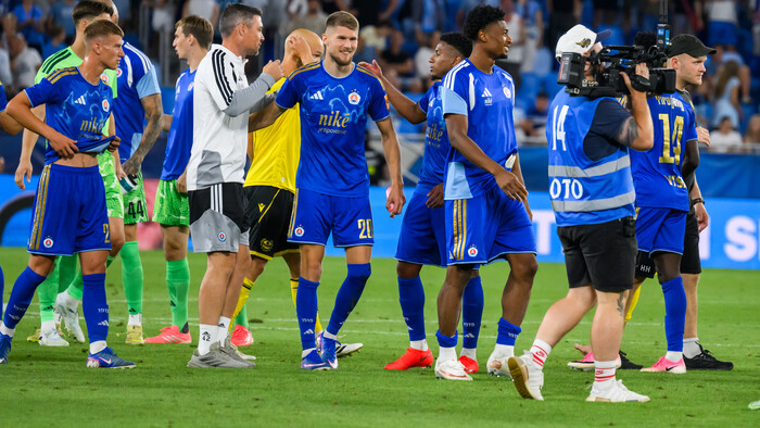 FUTBAL: Slovanisti vyradili Mjälby a sú v play off LM