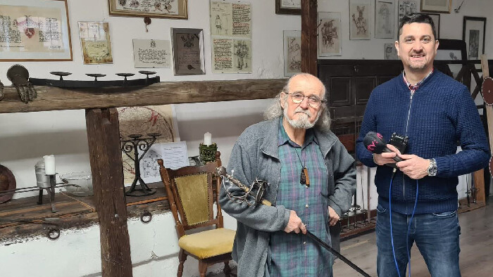Rozprávanie šermiarskeho majstra Petra Kozu