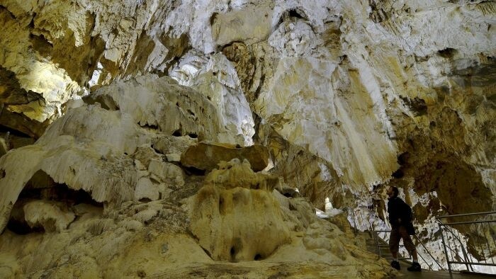 Visitamos la cueva de Harmanec