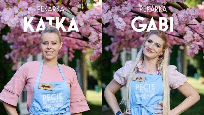 Súťažiace Gabi a Katka