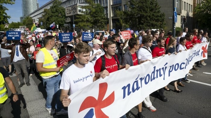 Protest von Abtreibungsgegner*innen